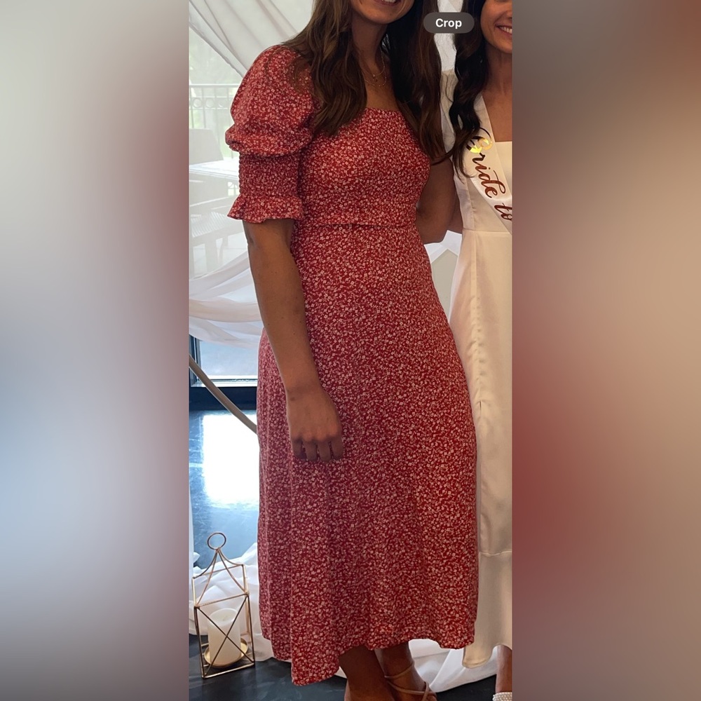 Francescas collection Floral Red Dress